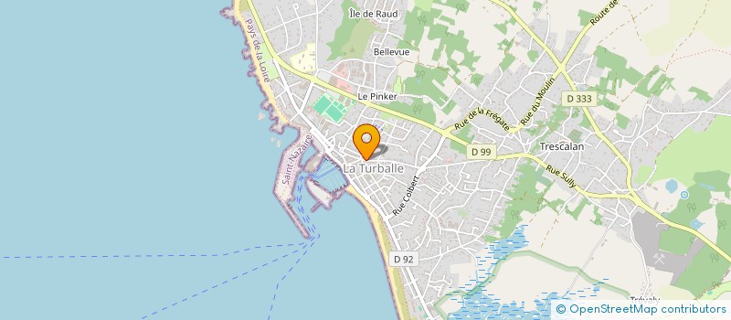 localisation de l'entreprise SCI L'ARC  LA TURBALLE