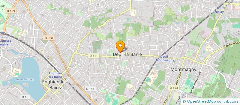 localisation de l'entreprise SCI L ARC D IRIS  DEUIL-LA-BARRE