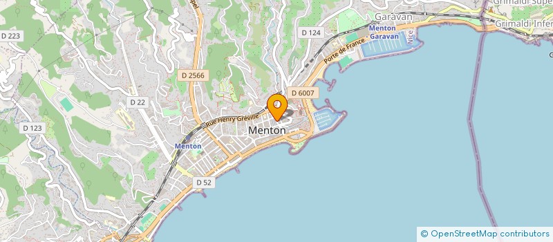 localisation de l'entreprise SCI L ARC EN CIEL à MENTON