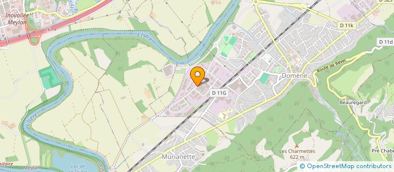 localisation de l'entreprise SCI L'ARC EN CIEL  DOMENE