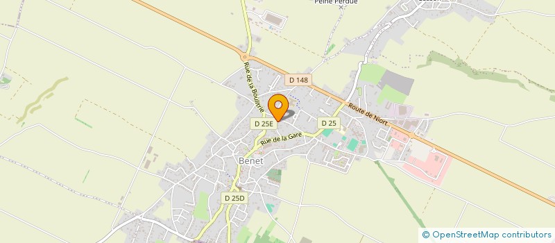 localisation de l'entreprise SCI L'ARC EN CIEL  BENET