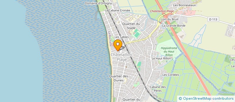 localisation de l'entreprise SCI L ARC EN CIEL II  CHATELAILLON-PLAGE