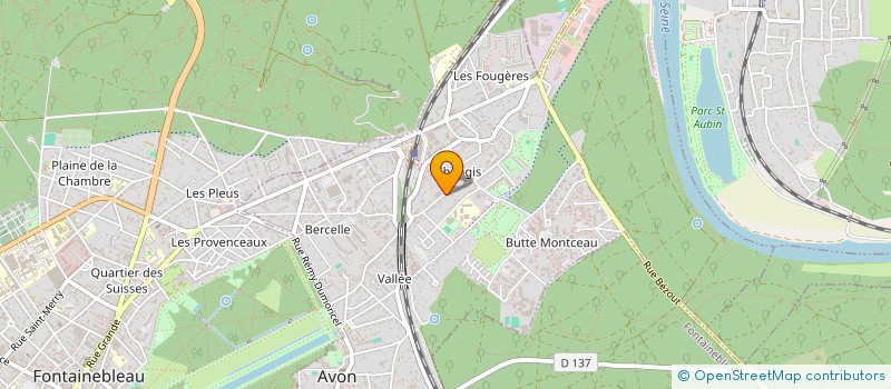 localisation de l'entreprise SCI L ARCADIE  AVON