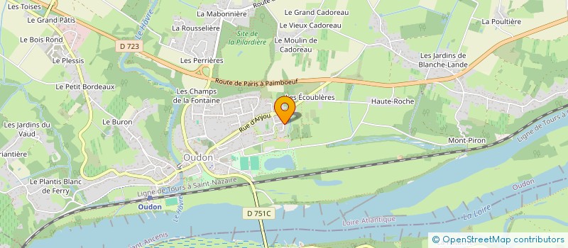 localisation de l'entreprise SCI L ARCADIENNE  OUDON