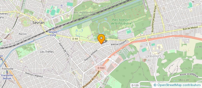 localisation de l'entreprise SCI L'ARCADY à LIVRY-GARGAN