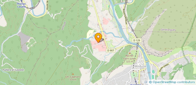 localisation de l'entreprise SCI L ARCHE à ANDUZE