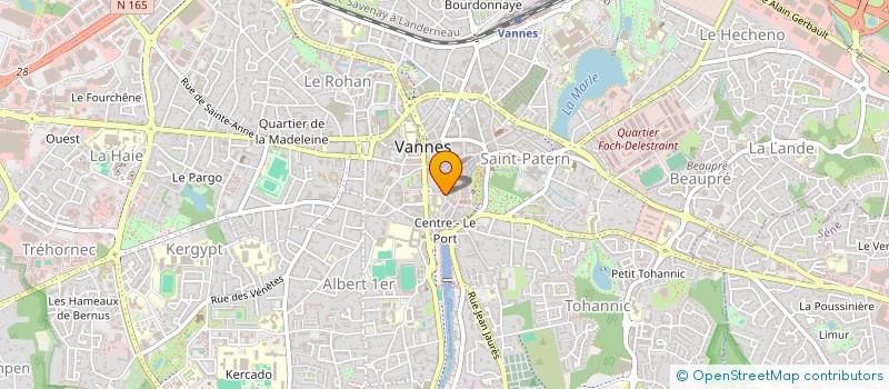 localisation de l'entreprise SCI L'ARCHE à VANNES