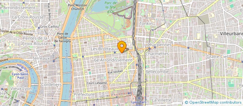 localisation de l'entreprise SCI L'ARCHE  LYON