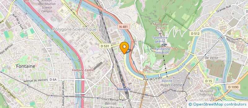 localisation de l'entreprise SCI L'ARCHE à GRENOBLE