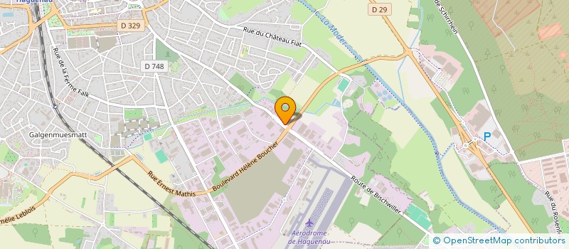 localisation de l'entreprise SCI L'ARCHE  HAGUENAU