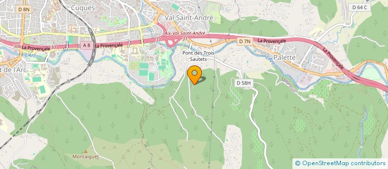 localisation de l'entreprise SCI L'ARCHE à MOUGINS