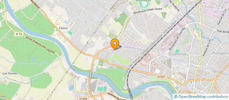 localisation de l'entreprise SCI L'ARCHE  MONTAUBAN