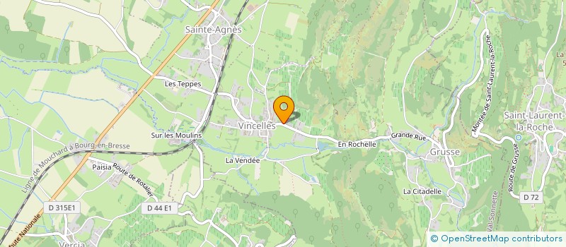 localisation de l'entreprise SCI L'ARCHE AU SOMMET  VAL-SONNETTE