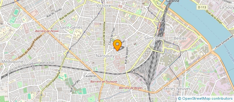 localisation de l'entreprise SCI L ARCHE AUX OISEAUX à BORDEAUX