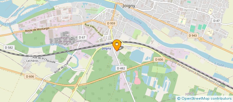 localisation de l'entreprise SCI L'ARCHE DE VICTOR à JOIGNY