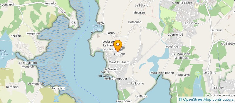 localisation de l'entreprise SCI L ARCHE DES SALINES  BADEN