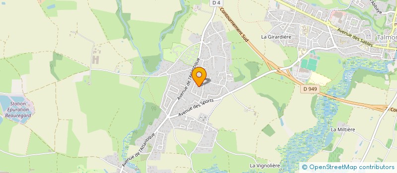 localisation de l'entreprise SCI L'ARCHE EN BO  TALMONT-SAINT-HILAIRE