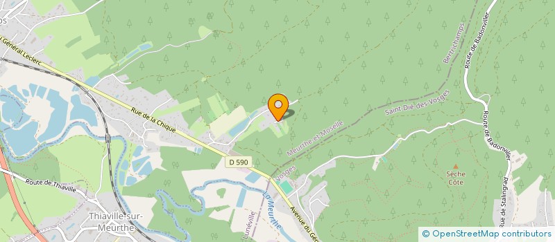 localisation de l'entreprise SCI L'ARCHI'PELLE DES NOBLES MARTEAUX  BERTRICHAMPS