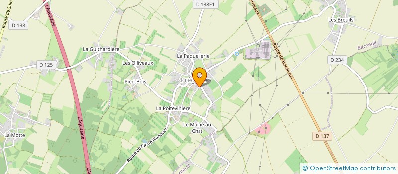 localisation de l'entreprise SCI L'ARCHIPEL  PREGUILLAC