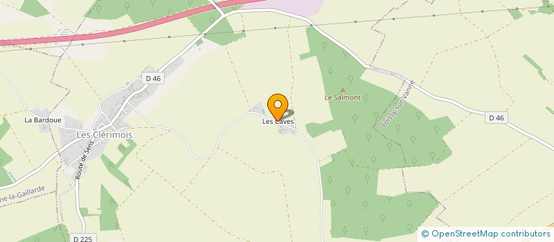 localisation de l'entreprise SCI L'ARCHONTE III  LES CLERIMOIS