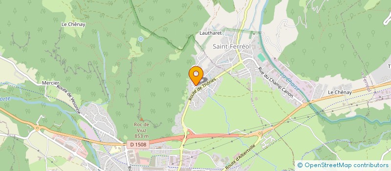 localisation de l'entreprise SCI L'ARCLOSAN  FAVERGES-SEYTHENEX