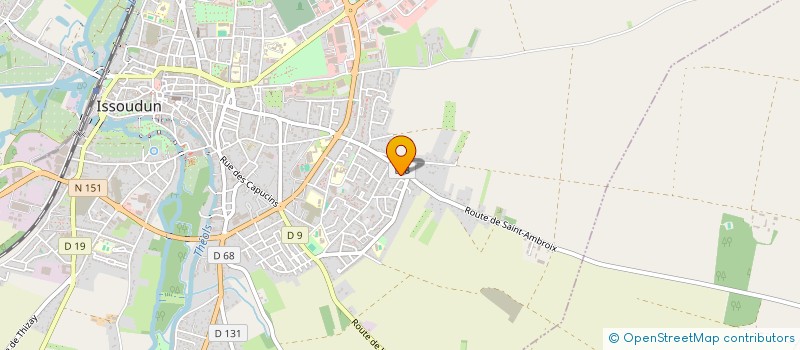 localisation de l'entreprise SCI L'ARDOISIERE à ISSOUDUN