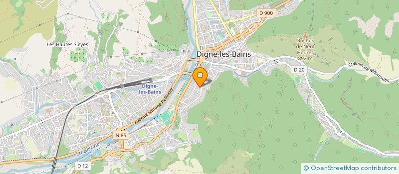 localisation de l'entreprise SCI L'ARENAS à DIGNE-LES-BAINS