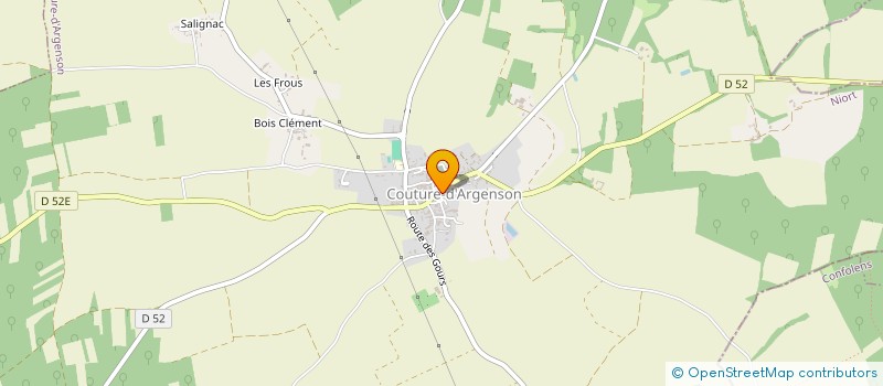 localisation de l'entreprise SCI L'ARGENSON  COUTURE-D'ARGENSON