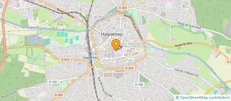 localisation de l'entreprise SCI L ARGONAUTE  HAGUENAU