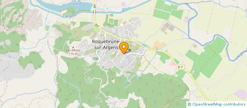 localisation de l'entreprise SCI L ARIEL à ROQUEBRUNE-SUR-ARGENS