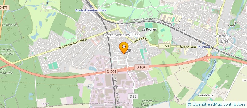localisation de l'entreprise SCI L'ARIZES à GRETZ-ARMAINVILLIERS