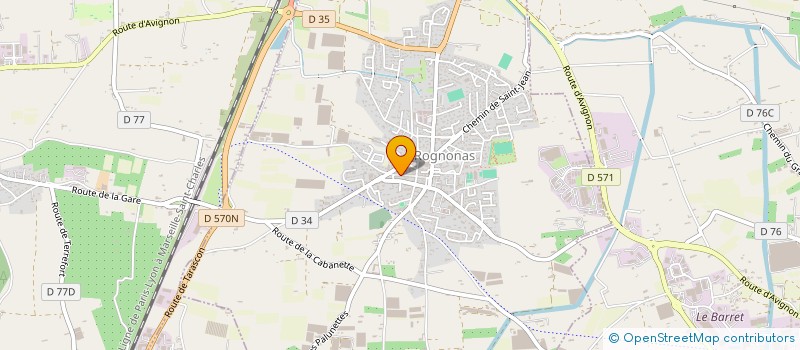 localisation de l'entreprise SCI L'ARLATENCO  ROGNONAS