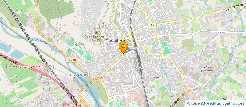 localisation de l'entreprise SCI L'ARLESIENNE  CAVAILLON