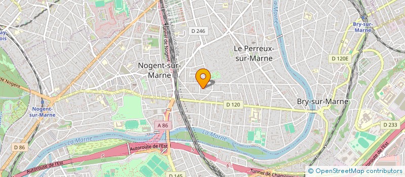 localisation de l'entreprise SCI L'ARLESIENNE  LE PERREUX-SUR-MARNE