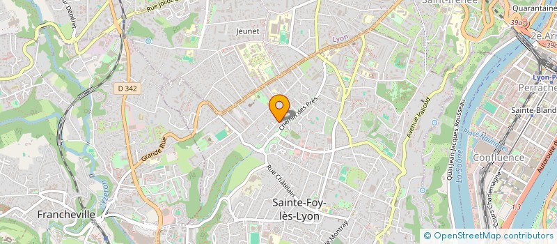 localisation de l'entreprise SCI L'ARMADA  SAINTE-FOY-LES-LYON