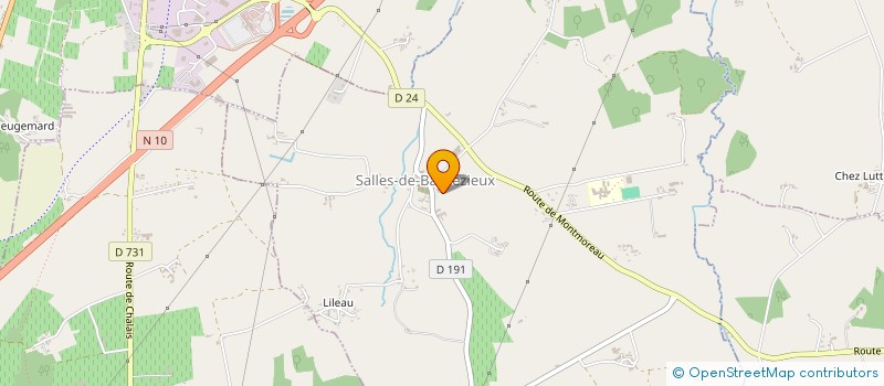 localisation de l'entreprise SCI L'ARMANDINE  BARBEZIEUX-SAINT-HILAIRE