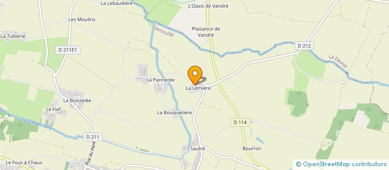 localisation de l'entreprise SCI L'ARMONIE  GENOUILLE