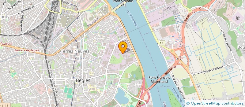 localisation de l'entreprise SCI L ARNECHE à BEGLES