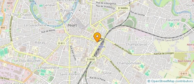 localisation de l'entreprise SCI L ARNOULT à NIORT