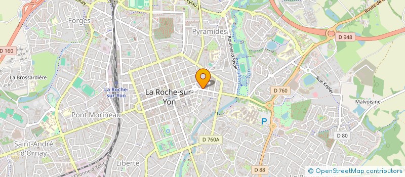 localisation de l'entreprise SCI L'ARPAILLANGE  LA ROCHE-SUR-YON