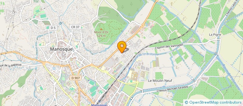 localisation de l'entreprise SCI L'ARPENTEUR à MANOSQUE