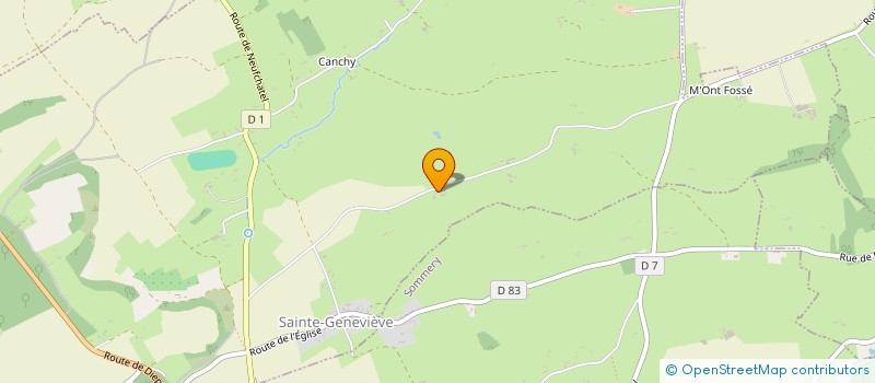 localisation de l'entreprise SCI L ARQUAISE  SAINTE-GENEVIEVE