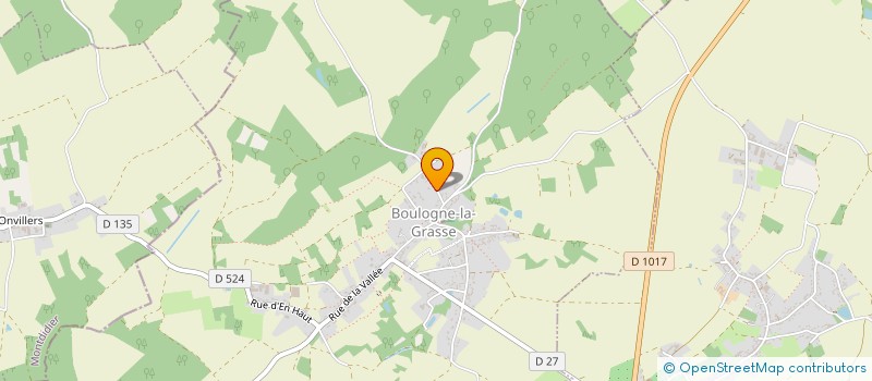 localisation de l'entreprise SCI L'ARQUES CORSE  BOULOGNE-LA-GRASSE