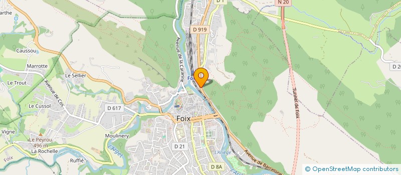 localisation de l'entreprise SCI L'ARRAYAT à FOIX