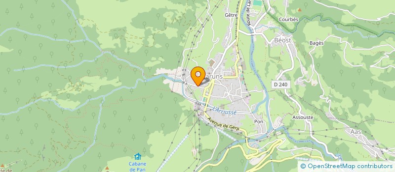 localisation de l'entreprise SCI L'ARRIUTORT  LARUNS