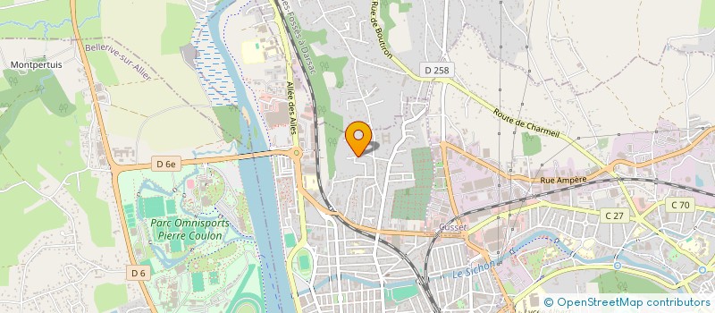 localisation de l'entreprise SCI L'ARSELIE à VICHY