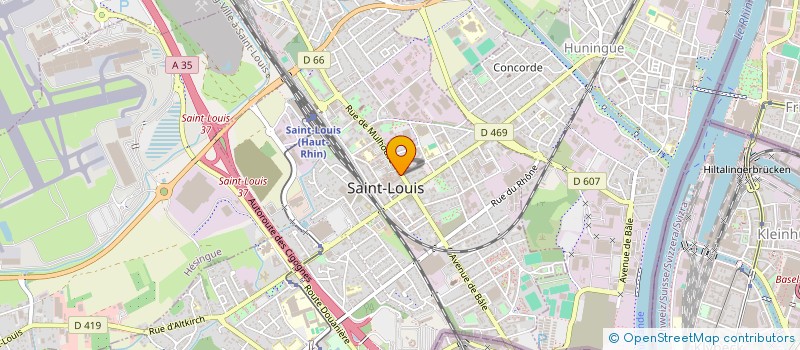 localisation de l'entreprise SCI L'ARSENAL  SAINT-LOUIS