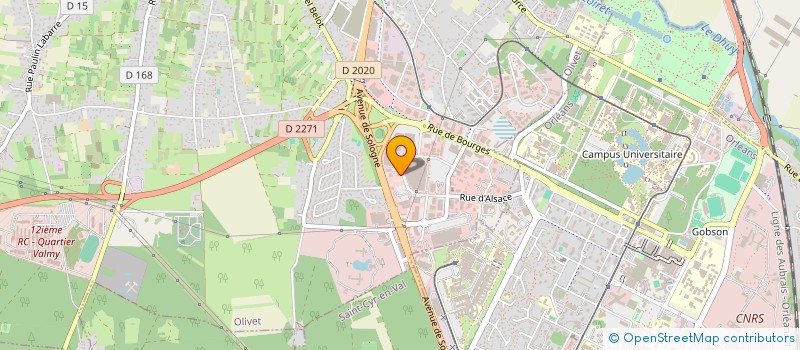 localisation de l'entreprise SCI L ARSENDRIE à OLIVET