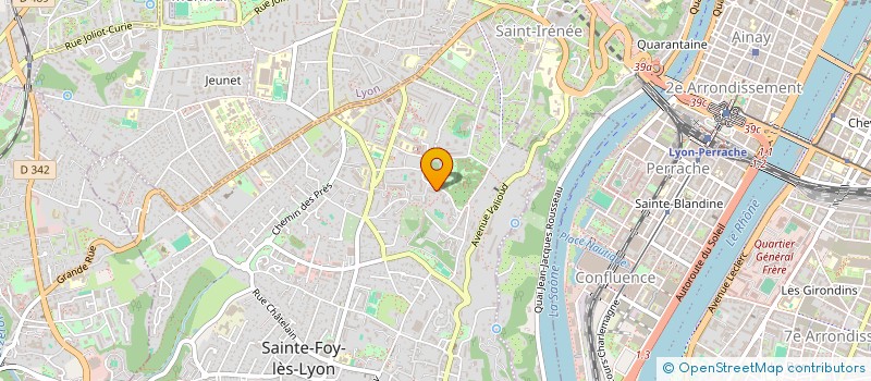 localisation de l'entreprise SCI L ART DE VIVRE  SAINTE-FOY-LES-LYON