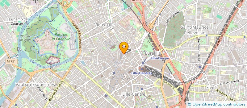 localisation de l'entreprise SCI L'ART DENTAIRE à LILLE